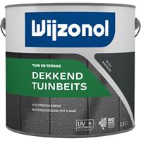 Wijzonol dekkend tuinbeits 9121 antraciet