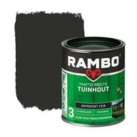 Rambo pantserbeits tuinhout dekkend zijdeglans 1216 antraciet 0,75L