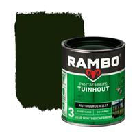 Rambo pantserbeits tuinhout dekkend zijdeglans 1127 rijtuiggroen 0,75L