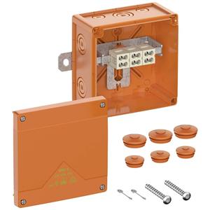 Spelsberg 86750001 Abzweigkasten (L x B x H) 150 x 150 x 85mm Orange IP66 1St.
