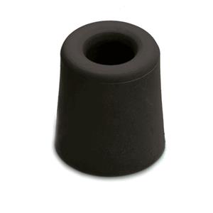 1x Stuks Deurstopper / Deurstoppers Rubber Zwart - 7,3 X 4 Cm - Deurbuffers / Deurbuffer