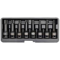 YATO 8-tlg. Torx Steckschlüssel-Set Schlagschrauber Schwarz YT-1065
