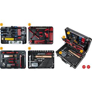 Ks Tools Gereedschapsset 1/4 + 1/2 95-delig 911.0695