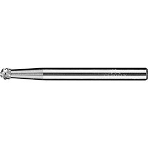 PFERD 21211084 Frässtift Kugel Länge 33mm Produktabmessung, Ø 3mm Arbeits-Länge 2mm Schaftdurchm