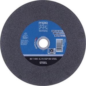 PFERD 100 T 400-4,3 N SGP HD STEEL/40,0 66324195 Doorslijpschijf recht 400 mm 10 stuk(s) Getemperd staal, Staal