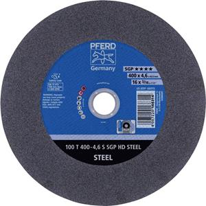 PFERD 100 T 400-4,6 S SGP HD STEEL/40,0 66324140 Doorslijpschijf recht 400 mm 10 stuk(s) Getemperd staal, Staal