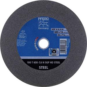 PFERD 100 T 600-7,6 N SGP HD STEEL/60,0 66397706 Doorslijpschijf recht 600 mm 60 mm 5 stuk(s)