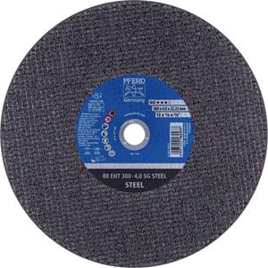 PFERD 80 EHT 300-4,0 SG STEEL/22,23 61329322 Doorslijpschijf recht 300 mm 22.23 mm 20 stuk(s)