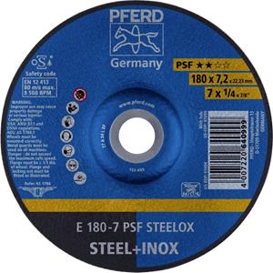 PFERD - Schruppscheibe PSF STEELOX 180 x 7mm gekröpft