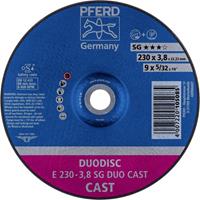 PFERD E 230-3,8 SG DUO CAST 62023100 Doorslijpschijf gebogen 230 mm 22.23 mm 10 stuk(s)