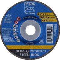 PFERD EH 100-2,4 PSF STEELOX/16,0 61739326 Doorslijpschijf gebogen 100 mm 16 mm 25 stuk(s)