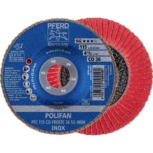 PFERD 67711536 Fächerschleifscheibe Durchmesser 115mm 10St.