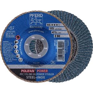 PFERD 67788116 Fächerschleifscheibe Durchmesser 115mm 10St.