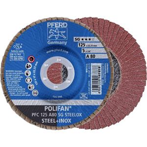 PFERD 67708125 Fächerschleifscheibe Durchmesser 125mm 10St.