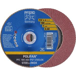 PFERD 67746185 Fächerschleifscheibe Durchmesser 180mm 10St.