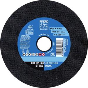 PFERD EHT 105-0,8 SGP STEELOX/16,0 61330008 Trennscheibe gerade 105mm 16mm 25St.