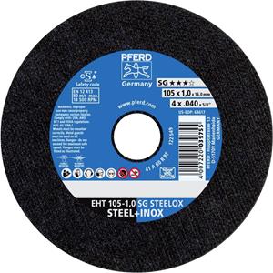 PFERD EHT 105-1,0 SG STEELOX/16,0 69121043 Doorslijpschijf recht 105 mm 16 mm 25 stuk(s)