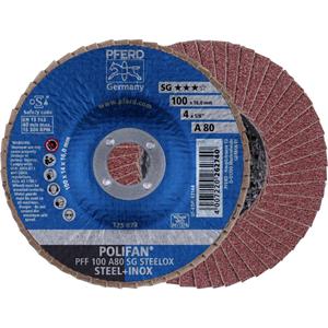 PFERD 67608100 Fächerschleifscheibe Durchmesser 100mm 10St.