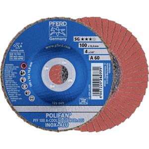 PFERD 67656100 Fächerschleifscheibe Durchmesser 100mm 10St.