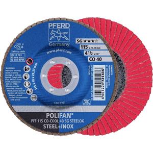 PFERD 67660415 Fächerschleifscheibe Durchmesser 115mm 10St.