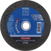 PFERD EHT 125-2,0 CERAMIC SGP STEEL 61312520 Trennscheibe gerade 125mm 22.23mm 25St.