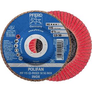 PFERD 67611550 Fächerschleifscheibe Durchmesser 115mm 10St.