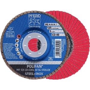 PFERD 67660425 Fächerschleifscheibe Durchmesser 125mm 10St.