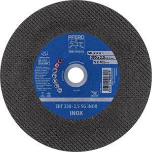 PFERD EHT 230-2,5 SG INOX 61328423 Doorslijpschijf recht 230 mm 25 stuk(s) RVS