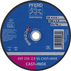 PFERD EHT 230-2,9 SG CAST+INOX 61328832 Doorslijpschijf recht 230 mm 22.23 mm 25 stuk(s)
