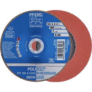 PFERD 67656185 Fächerschleifscheibe Durchmesser 180mm 10St.