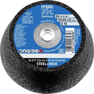 PFERD 63418402 50 ETT 125-25 A 16 SG STEELOX/M14 Ø 125 mm 2 stuk(s)