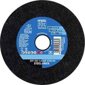 PFERD EHT 105-1,0 SGP STEELOX/16,0 61330012 Doorslijpschijf recht 105 mm 16 mm 25 stuk(s)