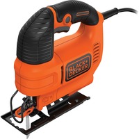 Black & Decker KS701E. Vermogen: 520 W. Snij-diepte in hout: 7 cm, Onbelast toerental aantal slagen: 3000 spm, Snij-diepte in aluminium: 1,5 cm