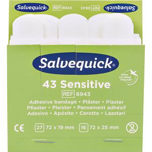 CEDERROTH Salvequick Pflaster-Nachfüllpackung, sensitiv