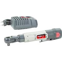 KSTOOLS KS TOOLS 3/8'' Akku-Umschaltknarre, 49Nm, 220 U/min 10,8V, mit 1 Akku und 1 Ladegerät