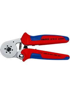 KNIPEX Zelfinstellende krimptangen voor adereindhulzen, met zij-invoering