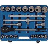 BGS TECHNIC Steckschlüssel-Satz Zwölfkant | Antrieb 20 mm (3/4') | 21-tlg.