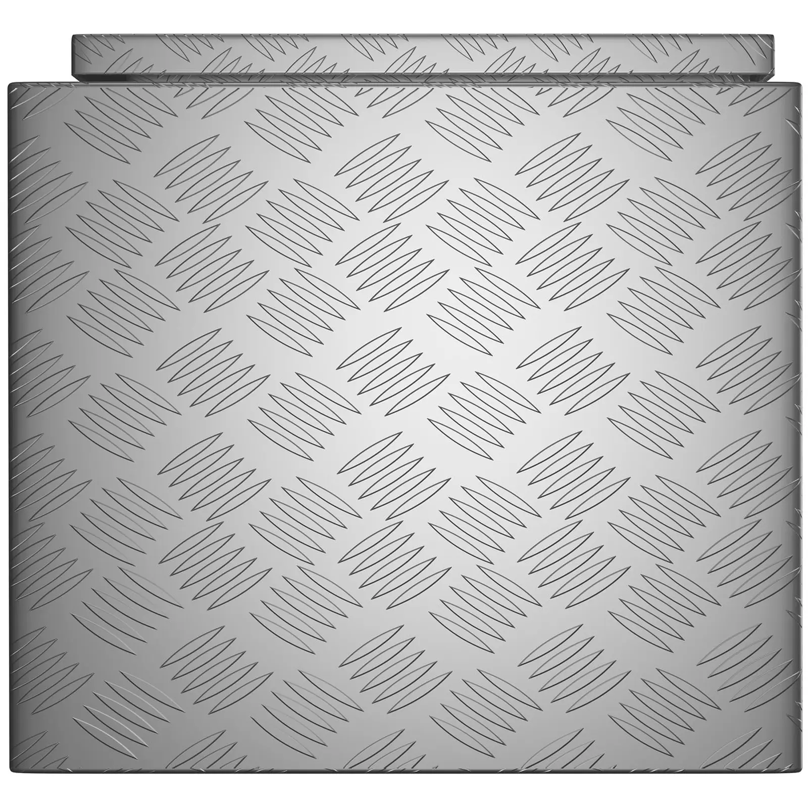 MSW Aluminium gereedschapskist traanplaat - 91 x 44,5 x 43 cm - 119 L