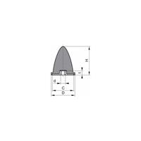 FP Neutrale Produktlinie Gummi Anschlag-Puffer GP EP 50x67 M8