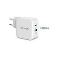 NEVOX Netzteil Dual USB 65W, ws (1889)