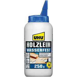 Holzleim wasserfest 250g D3 Flasche transparent