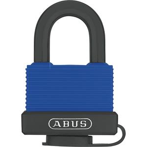 ABUS Hangslot, messing, 70IB/45 lock-tag, VE = 6 stuks, blauw