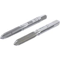 BGS TECHNIC Gewindebohrer | Vor- und Fertigschneider | M6 x 1,0 | 2-tlg. - 