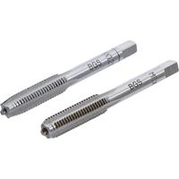 BGS TECHNIC Gewindebohrer | Vor- und Fertigschneider | M8 x 1,25 | 2-tlg.