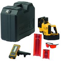 STABILA MESSGERÄTE Stabila Multilinien-Laser LA 180 L inkl. Receiver REC 410 Line RF, Zubehör Hartschalenkoffer (18044)
