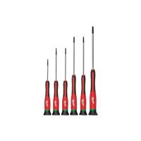 Milwaukee Accessoires 6pc Precision Schroevendraaier Set - 4932471869 - 4932471869