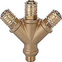 FORMAT Verteiler m. 3 Kuppl. MS IG G1/2 Riegler - 