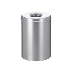 Vepa Bins Vlamdovende papierbak 30 ltr, zilver (VB103000)