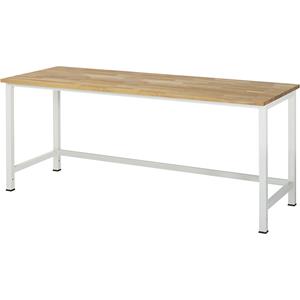 RAU Werktisch, höhenverstellbar - Buche-Platte, Breite 2000 mm Arbeitstisch - 