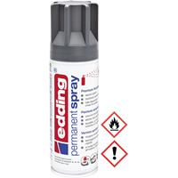EDDING INTERNATIONAL Edding Permanent Spray Premium Acryllack in anthrazit matt 200ml